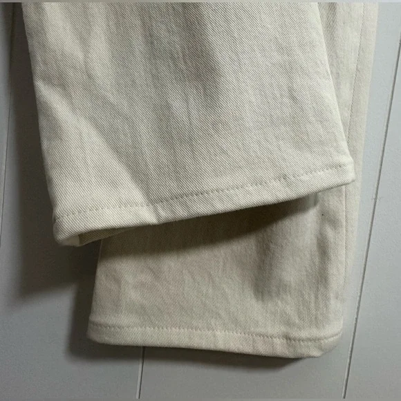 Paige Sloane 27 Women’s Ivory Denim Jeans Modern Low Rise Boot Cut Stretch Pants - Picture 6 of 10